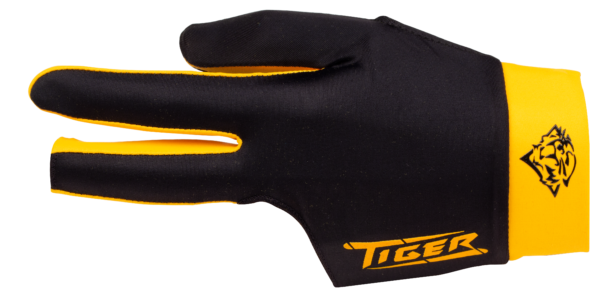 Tiger Black & Yellow Glove - Bridge Hand Left